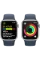 Умные часы Apple Watch Series 9 GPS, 45мм, Silver | Storm Blue