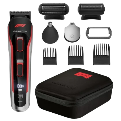 Trimmer pentru bărbați Rowenta Formula One TN944MF0, Negru | Roșu