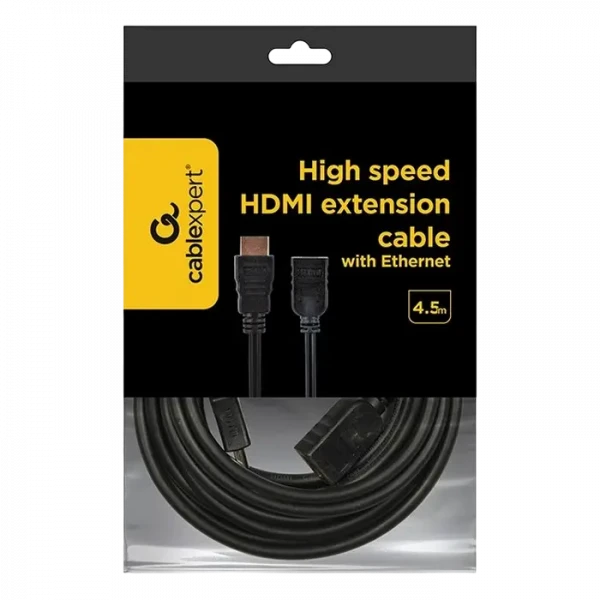 Cablu Video Cablexpert CC-HDMI4X-15, HDMI (M) - HDMI (F), 4,5m, Negru
