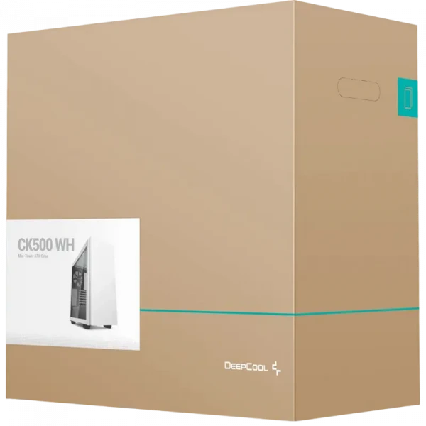 Компьютерный корпус Deepcool CK500, Midi-Tower, ATX PS2 , Белый