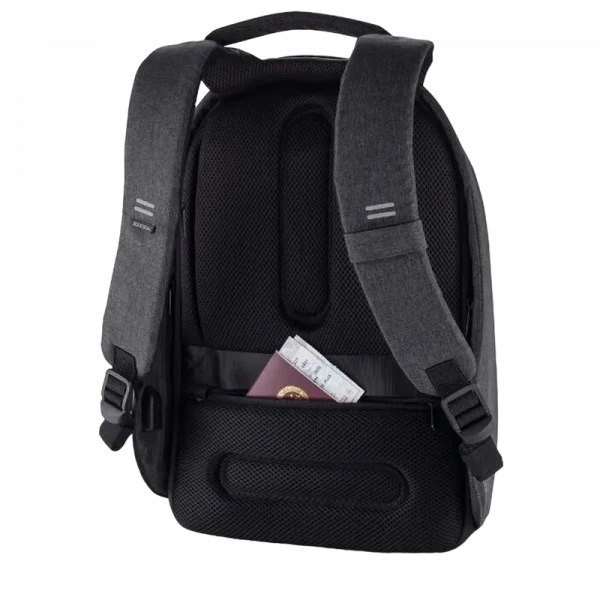 Rucsac pentru Laptop Bobby Hero Regular, 15.6, Piele artificială, Negru