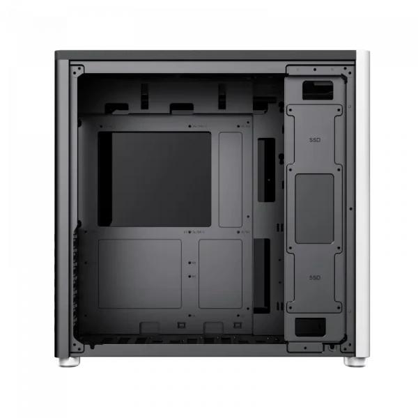 Компьютерный корпус Gamemax Spark Pro WT, Mini-Tower, Без блока питания, Белый