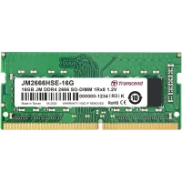 Оперативная память Transcend JM2666HSE-16G, DDR4 SDRAM, 2666 МГц, 16Гб