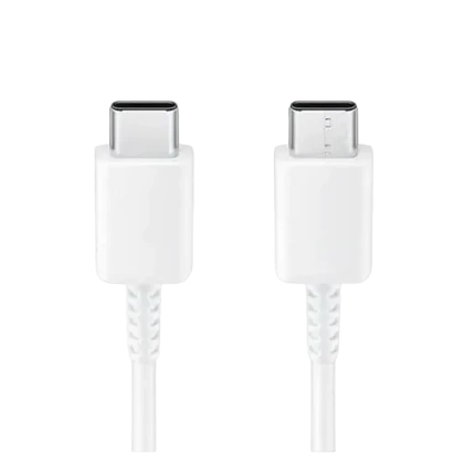 Зарядный кабель Samsung EP-DA705BWRGRU, USB Type-C/USB Type-C, 1м, Белый