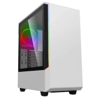Carcasă PC Gamemax Panda T802 WT, Midi-Tower, Fără PSU, Alb