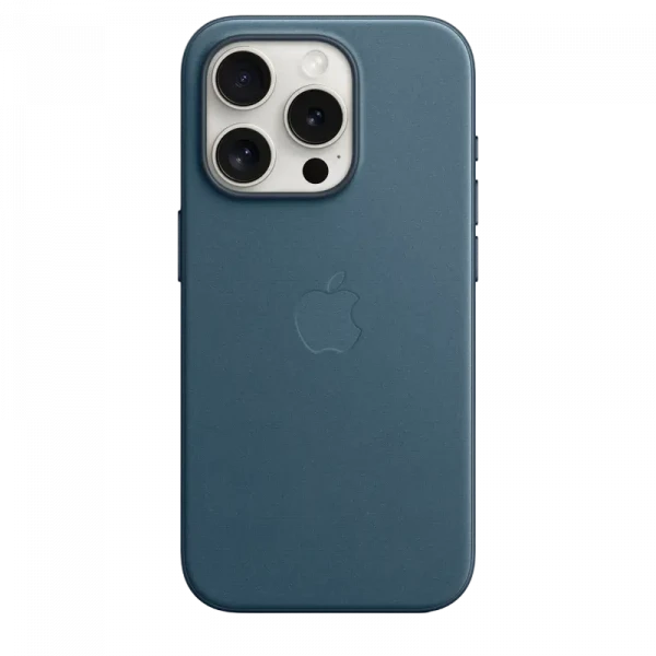 Чехол Apple iPhone 15 Pro FineWoven Case with MagSafe, Pacific Blue