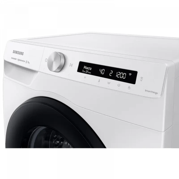Стиральная машина Samsung WW80A6S24AW/LD, 8кг, Белый