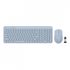 Set Tastatură + Mouse A4Tech FG3300 Air, Fără fir, Albastru