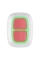 Buton de urgență Ajax DoubleButton, Alb