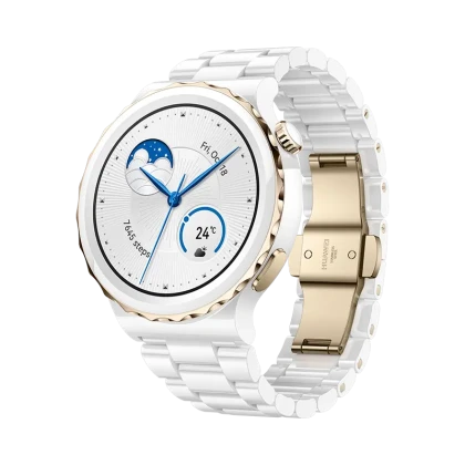 Ceas inteligent Huawei WATCH GT 3 Pro, 43mm, Alb | Auriu
