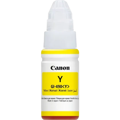 Контейнер с чернилами Canon GI-490, 0666C001, Желтый
