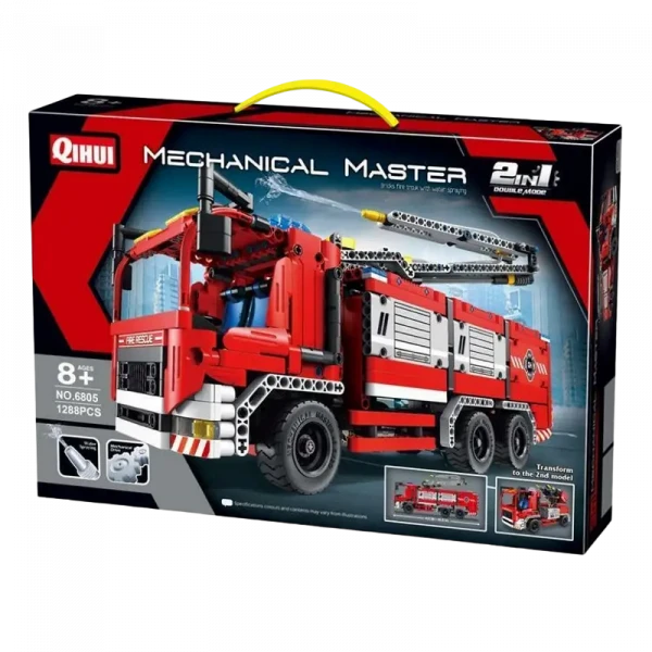 Constructor XTech Fire Truck with Water Spraying
