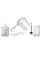 Миксер ручной Bosch Styline MFQ4080, Белый