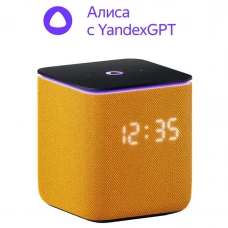 Difuzor Inteligent Yandex Station Midi YNDX-00054, YandexGPT, Zigbee, Portocaliu