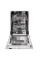 Mașină de spălat vase Whirlpool WSIC 3M17, Argintiu
