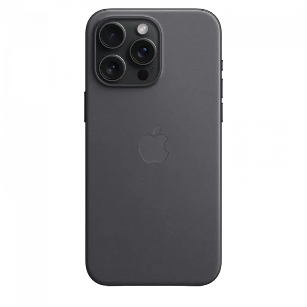 Husă Apple iPhone 15 Pro Max FineWoven Case with MagSafe, Negru
