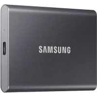 Внешний портативный SSD накопитель Samsung T7, 500 ГБ, Grey (MU-PC500T/WW)