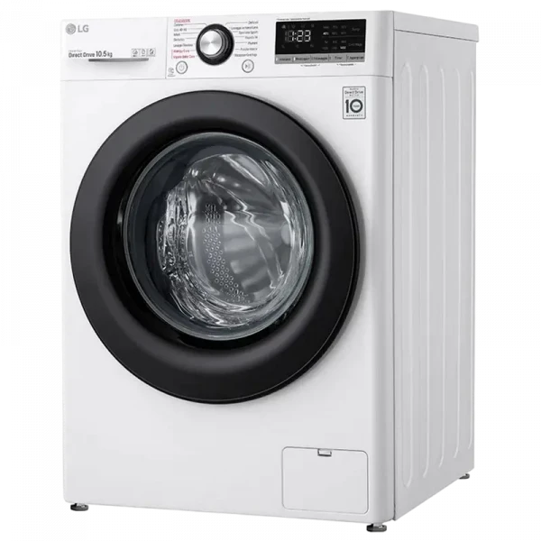 Mașină de spălat LG F4WV310S6E, 10,5kg, Alb