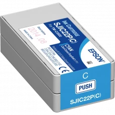 Cartuș de cerneală Epson SJIC22P, C33S020602, Cyan