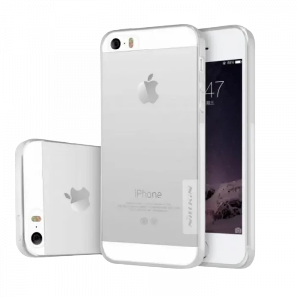 Husă Nillkin iPhone SE/5S/5 - Ultra thin TPU - Nature, Transparent
