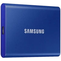 SSD portabil extern Samsung Portable SSD T7, 1 TB, Albastru (MU-PC1T0H/WW)