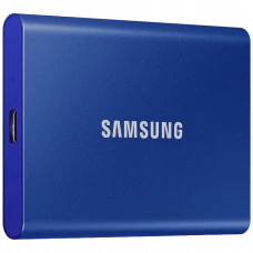 SSD portabil extern Samsung Portable SSD T7, 1 TB, Albastru (MU-PC1T0H/WW)