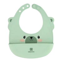Bavetă Kikka Boo Silicone bib, Verde