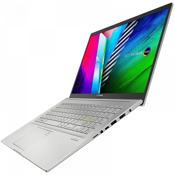 Laptop 15,6 ASUS Vivobook 15 OLED K513EA, Transparent Silver, Intel Core i3-1125G4, 8GB/256GB, Fără SO