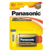 Прямоугольная батарея Panasonic 6LR61REB, Крона, 1шт.