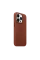 Husă Apple iPhone 14 Pro Leather Case with MagSafe, Maro