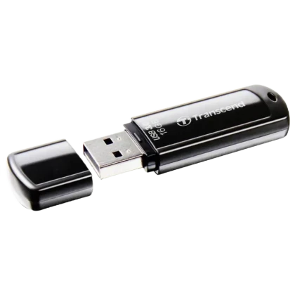 USB Flash накопитель Transcend JetFlash 700, 16Гб, Чёрный