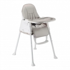 Scaun de hrănire Kikka Boo Creamy, Gri