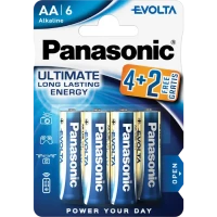 Батарейки Panasonic Evolta LR6EGE, AA, 6шт.