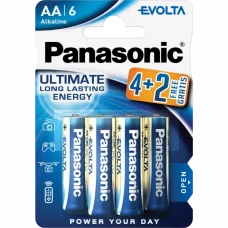 Baterii Panasonic Evolta LR6EGE, AA, 6buc.