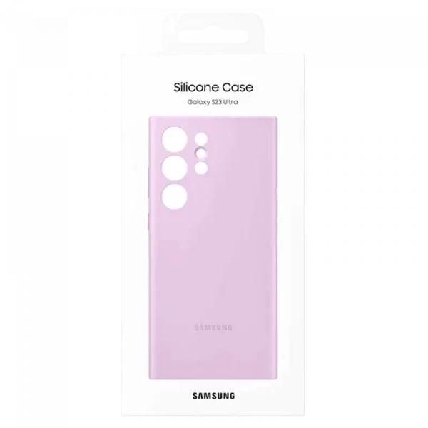 Чехол Samsung Silicone Cover for Galaxy S23 Ultra, Фиолетовый