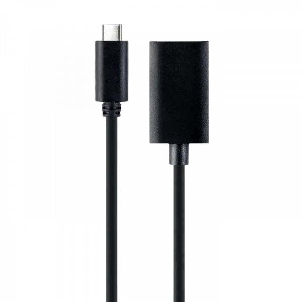 Cablu Video Cablexpert A-CM-DPF-02, USB 3.1 Type-C (M) - DisplayPort (F), 0.15 m, Negru