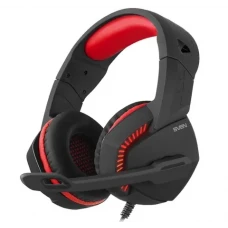 Căști gaming SVEN AP-U989MV, Cu fir, Negru/Roșu
