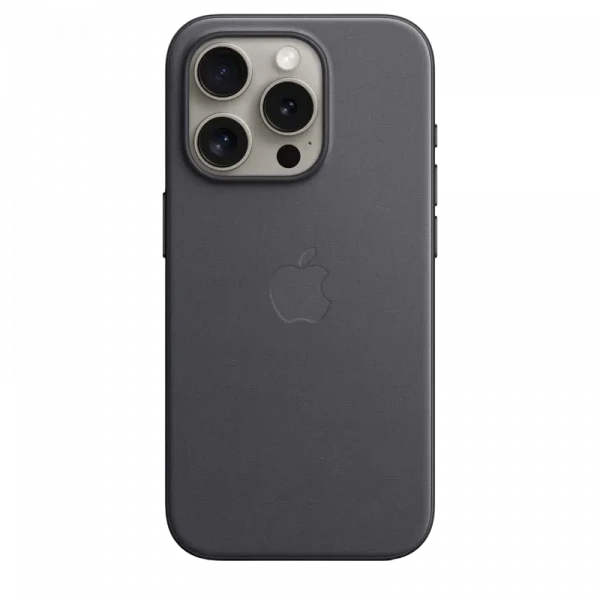 Husă Apple iPhone 15 Pro FineWoven Case with MagSafe, Negru