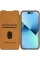 Чехол книжка Nillkin iPhone 15 Plus - Qin Pro, Коричневый