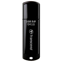 USB Flash накопитель Transcend JetFlash 700, 64Гб, Чёрный