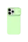 Husă Nillkin iPhone 15 Pro Max, CamShield Silky Silicone, Mint Green