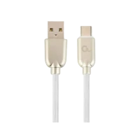 Кабель для зарядки и синхронизации Cablexpert CC-USB2R-AMCM-2M-W, USB Type-A/USB Type-C, 2м, Белый