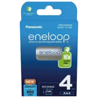 Acumulatori Panasonic BK-4MCDE/4BE, AAA, 800 mAh, 4 buc.