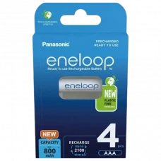 Acumulatori Panasonic BK-4MCDE/4BE, AAA, 800 mAh, 4 buc.