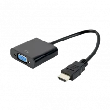 Convertor Video Cablexpert A-HDMI-VGA-04, HDMI (M) - VGA D-Sub, 0,15m, Negru