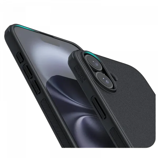 Чехол Nillkin iPhone 16 - Super Frosted Shield Pro Magnetic, Чёрный