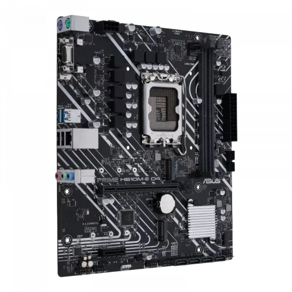 Материнская плата ASUS PRIME H610M-E D4, LGA1700, Intel H610, Micro-ATX