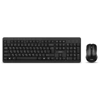 Set Tastatură + Mouse SVEN KB-C3400W, Fără fir, Negru