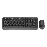 Клавиатура и мышь A4Tech FG1035, Беспроводное, Чёрный | Серый