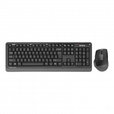 Set Tastatură + Mouse A4Tech FG1035, Fără fir, Negru | Gri
